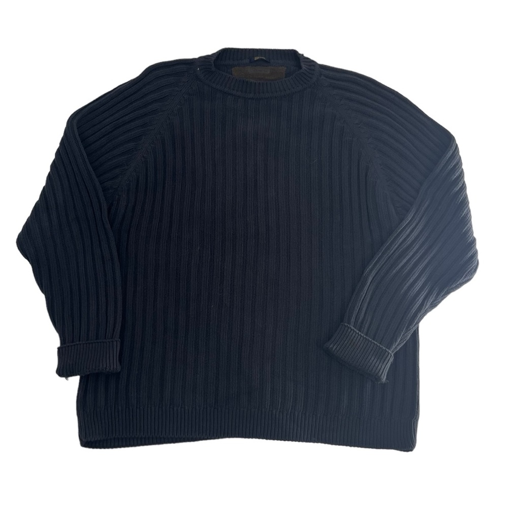 Coach Men's Ribbed Crewneck Sweater - Black